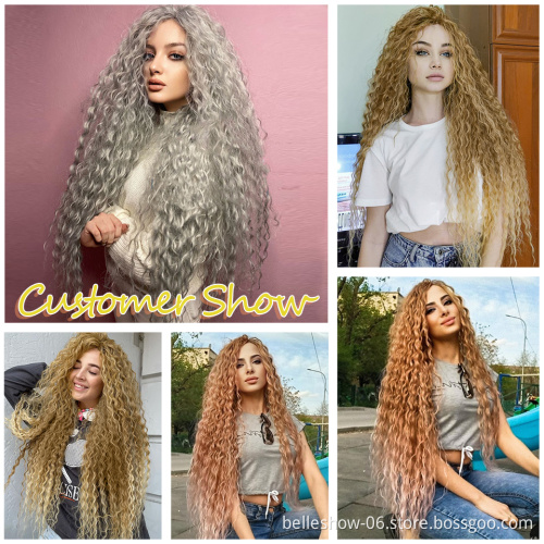 Hot sell Hair 30Inch 100G  synthetic deep wave twist hair extension wavy deep curly braids crochet hair deep twist